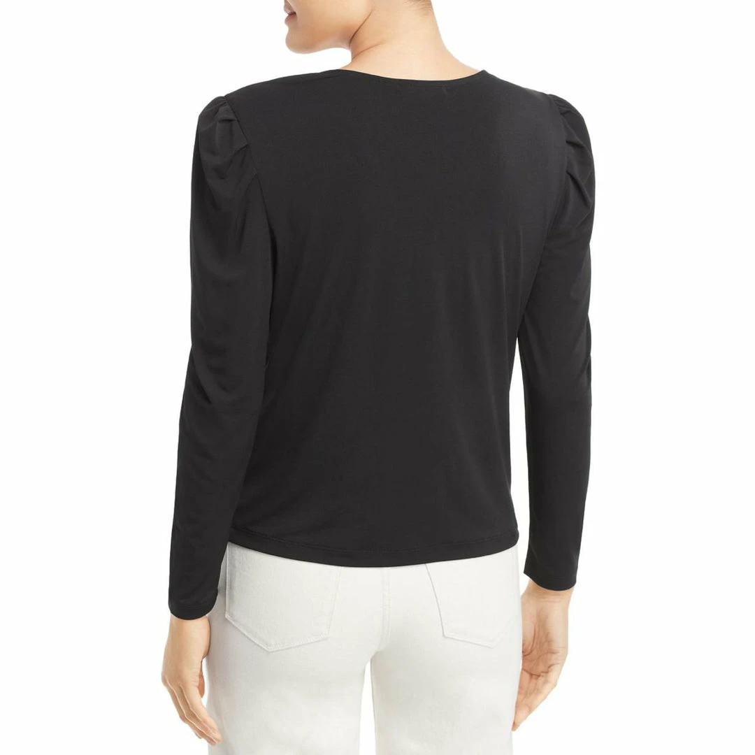 Single Thread Womens Knit Ruched Pullover Top 2 Single Thread Womens Knit Ruched Pullover Top - Image 2