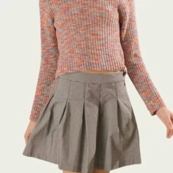 Storia Open-Back Ribbed-Knit Sweater In Rainbow Multi - women