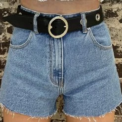 Jj Winters Paula Belt in Black Lamba - women