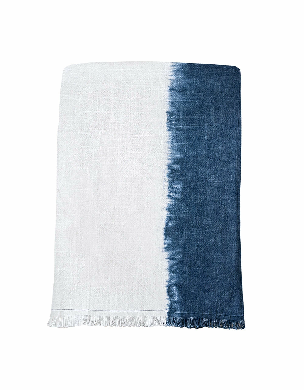 Anaya Home Indigo Blue Tie Dye Cotton Throw 50x70 1 Anaya Home Indigo Blue Tie Dye Cotton Throw 50x70
