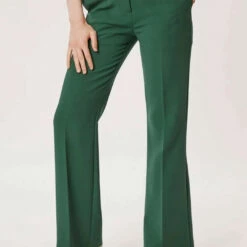 Deluc Loren Tailored Pants in Pine Green - women