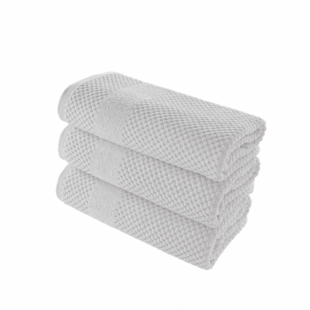 Chortex USA Alexis Antimicrobial Honeycomb Bath Towel (Pack of 3) 14 Chortex USA Alexis Antimicrobial Honeycomb Bath Towel (Pack of 3) - Image 14