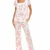 Carole Hochman 2pc Short Sleeve Pajama Set - women