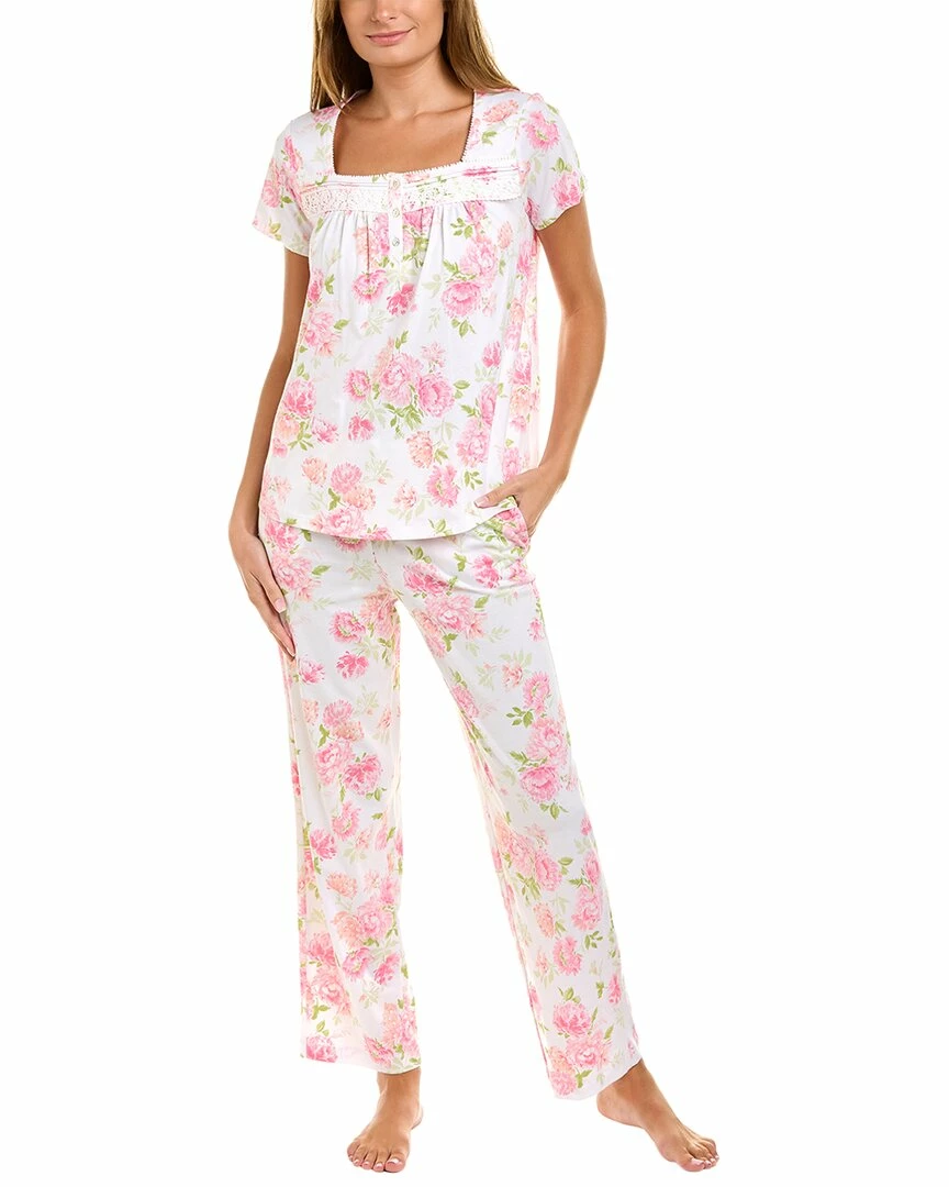 Carole Hochman 2pc Short Sleeve Pajama Set - women 1 Carole Hochman 2pc Short Sleeve Pajama Set - women