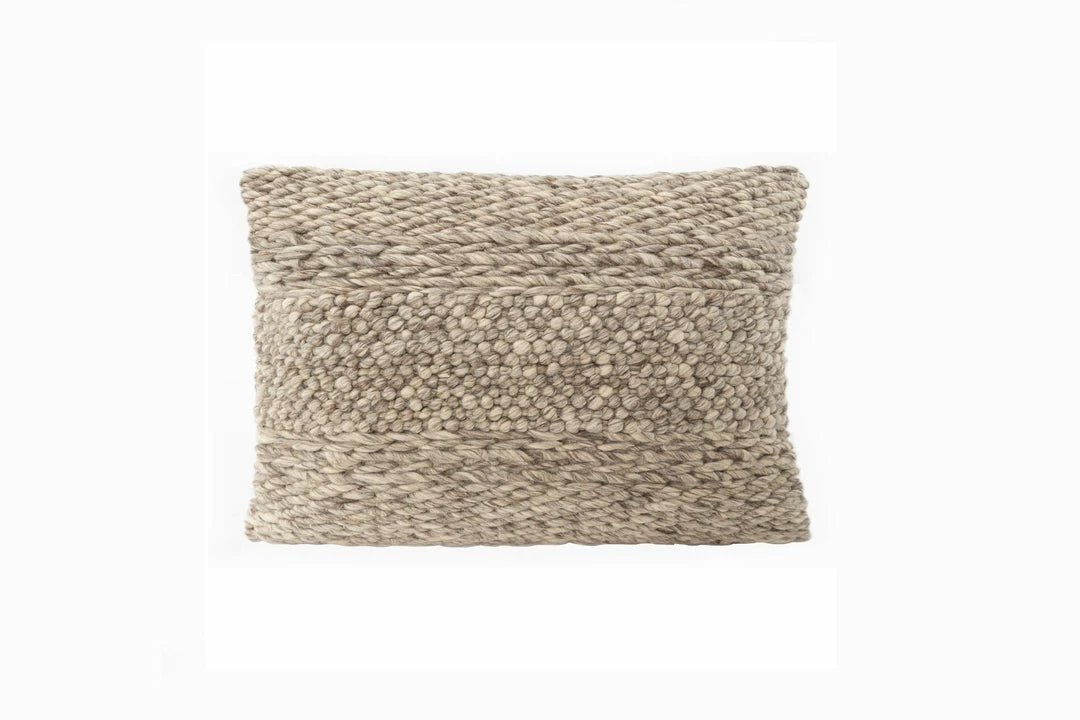 Anaya Home Textured Taupe Down Alternative Pillow 14x20 1 Anaya Home Textured Taupe Down Alternative Pillow 14x20