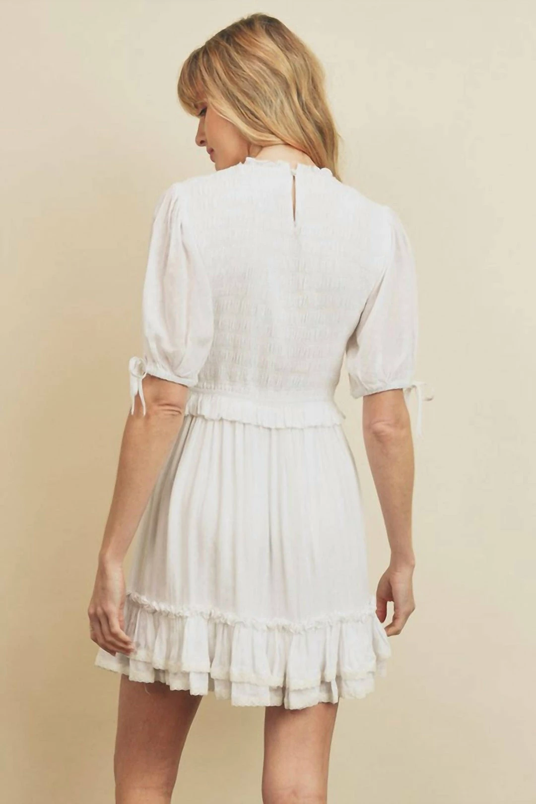 Storia One Of A Kind Dress in Off White - women 2 Storia One Of A Kind Dress in Off White - women - Image 2