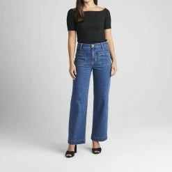 Jag Sophia High Rise Wide Leg Jean in Berkeley - women