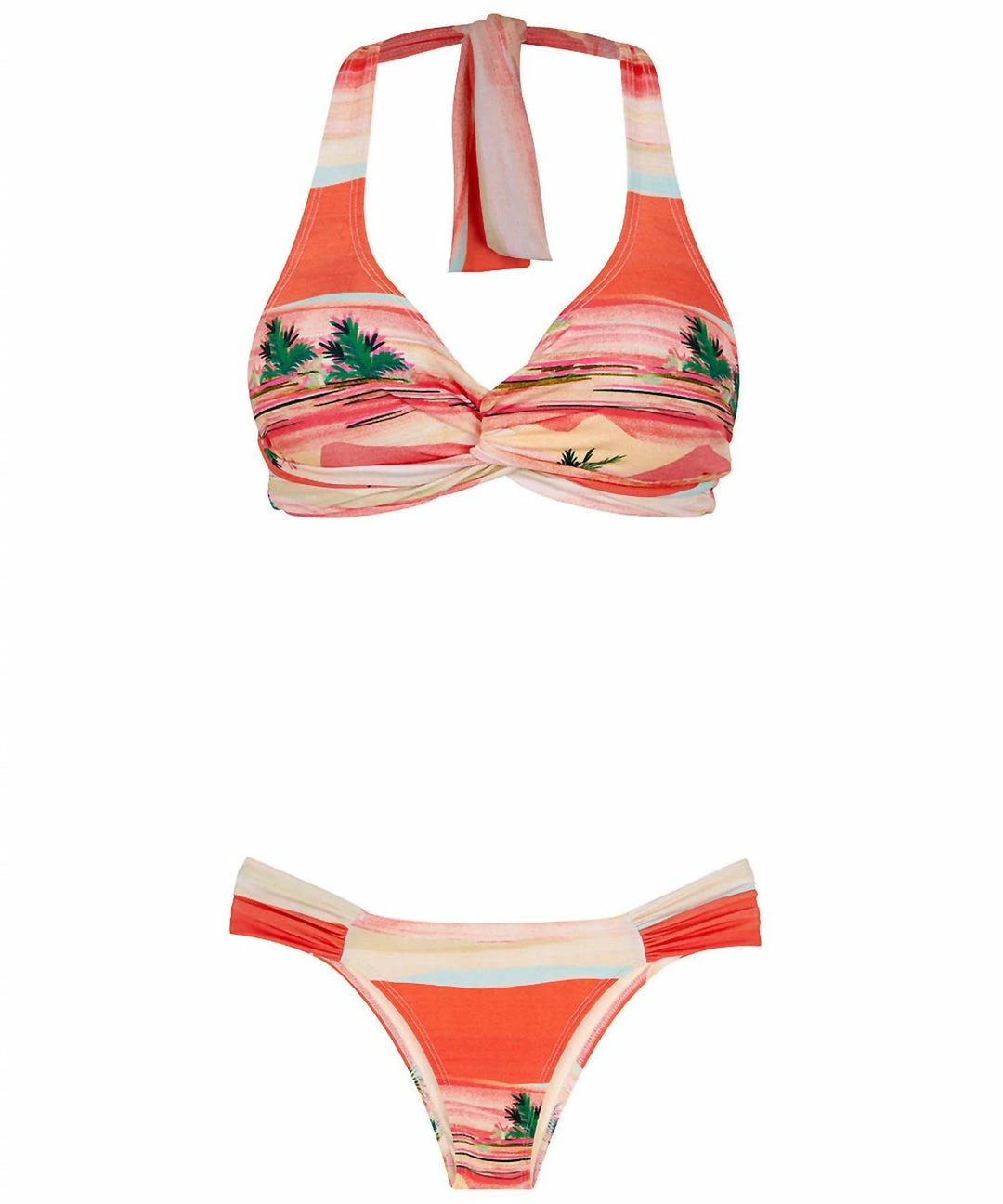 Bela Brand Lagoa Bikini in Jeri Orange - women 2 Bela Brand Lagoa Bikini in Jeri Orange - women - Image 2