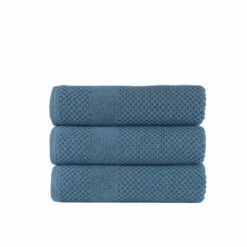 Chortex USA Alexis Antimicrobial Honeycomb Bath Towel (Pack of 3)