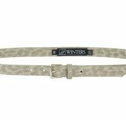 Jj Winters Abby Leopard Belt in Silver Leopard/Silver - women