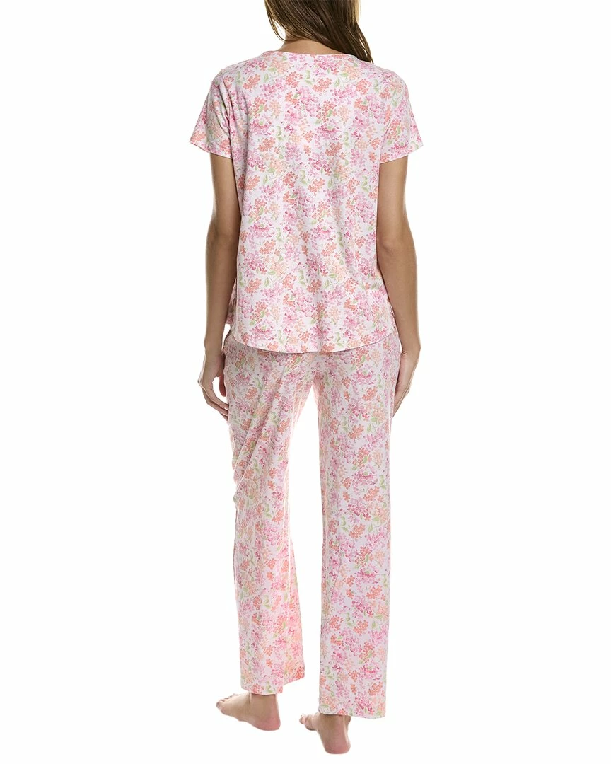 Carole Hochman 2pc Short Sleeve Pajama Set - women 2 Carole Hochman 2pc Short Sleeve Pajama Set - women - Image 2