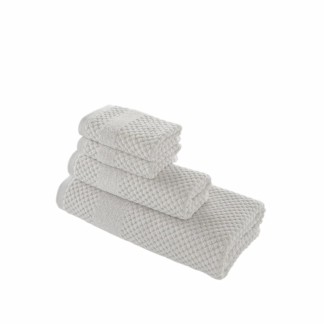 Chortex USA Alexis Antimicrobial Honeycomb 4 Piece Towel Set 11 Chortex USA Alexis Antimicrobial Honeycomb 4 Piece Towel Set - Image 11