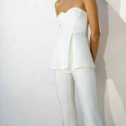 Misha Lorelei Pant in Ivory - women