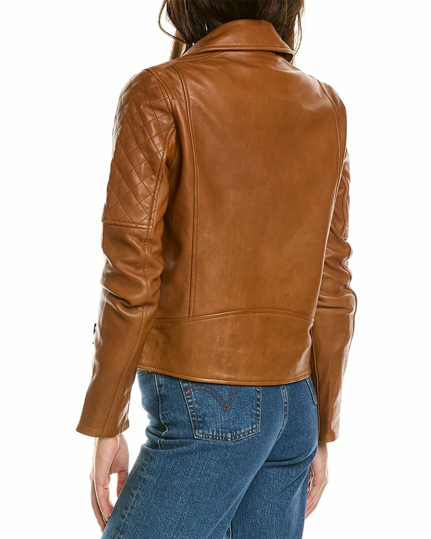 LAMARQUE Moto Quilted Leather Jacket - women 2 LAMARQUE Moto Quilted Leather Jacket - women - Image 2