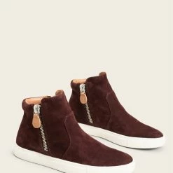 Gentle Souls Carter Deconstructed High Top Sneaker in Plumberry - women