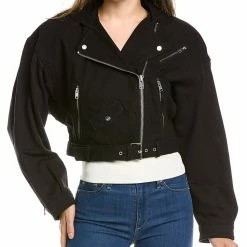 LAMARQUE Dylan Denim Moto Jacket - women -Deals Outlets Store 33c6cde151f346938c8389e3e7befae2 1080x