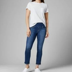 Jag Amelia Slim Ankle W/ Hem Detail - J2321Eae374 in Kodiak - women