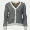 Herringbone Cotton Silk-Blend Cardigan in Brodie Cashmere - women