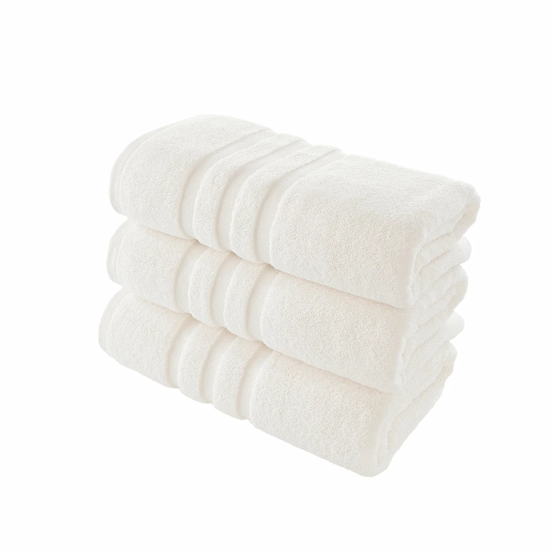 Chortex USA Alexis Antimicrobial Irvington Bath Towel (Pack of 3) 5 Chortex USA Alexis Antimicrobial Irvington Bath Towel (Pack of 3) - Image 5