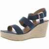 A.N.A. Jensen Womens Espadrille Slingback Wedge Sandals