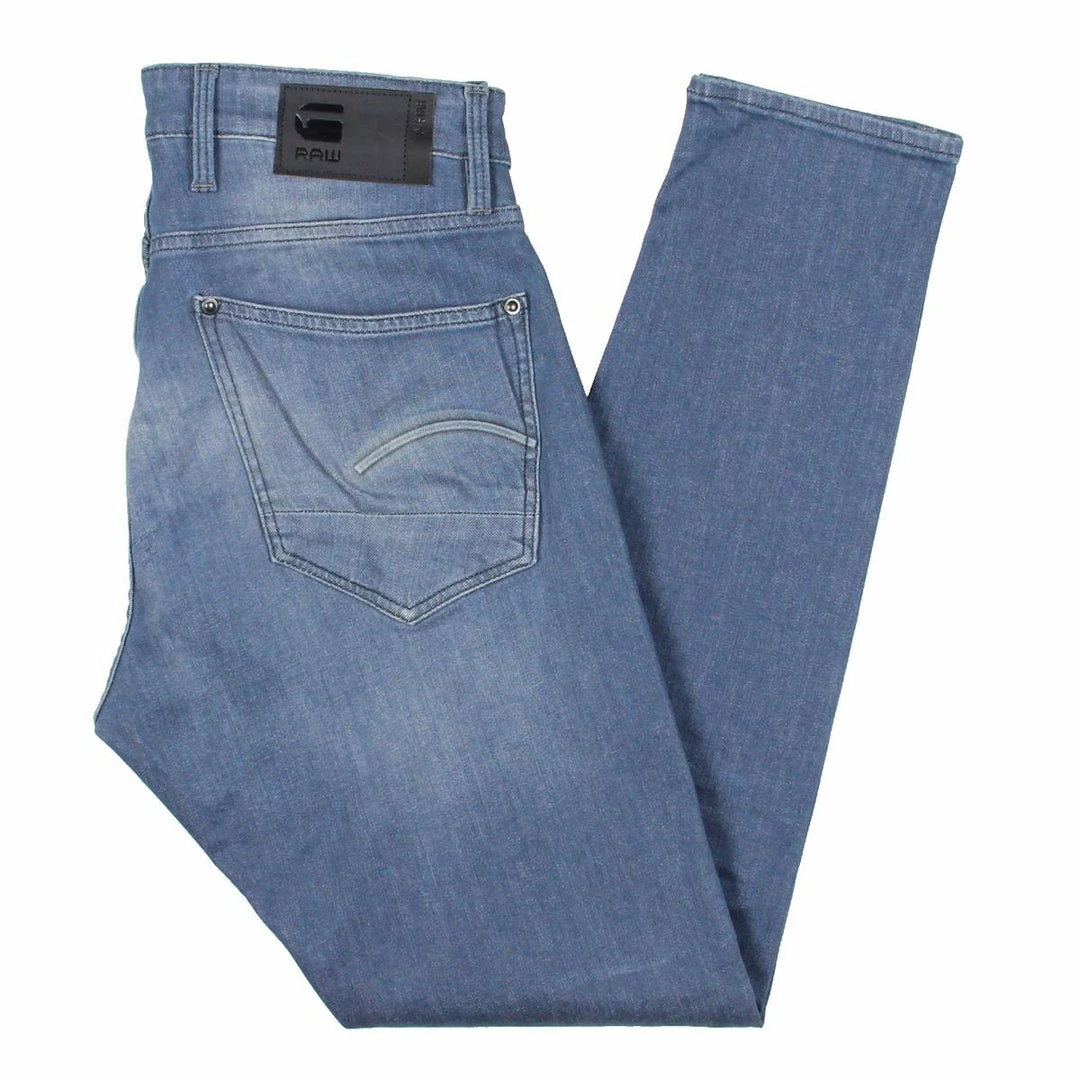 G-Star Raw Revend Mens Super Stretch Medium Wash Skinny Jeans 2 G-Star Raw Revend Mens Super Stretch Medium Wash Skinny Jeans - Image 2