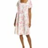 Carole Hochman Waltz Short Sleeve Nightgown - women