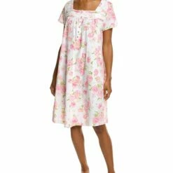 Carole Hochman Waltz Short Sleeve Nightgown - women