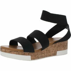 A.N.A. Eliza Womens Stretchy Ankle Strap Wedge Sandals -Deals Outlets Store 4b74926ee36c40cdb6c83aad5e75b66c 1080x