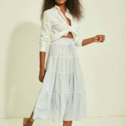 Deluc Carmen Maxi Skirt in Blue/White - women -Deals Outlets Store 4fbbf26844da4381b721f93517ca8864 9faf0975 dd54 4d22 add8 e7d2bbb07899 1080x