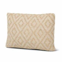 Anaya Home Yellow Diamond Down Alternative Pillow 14x20