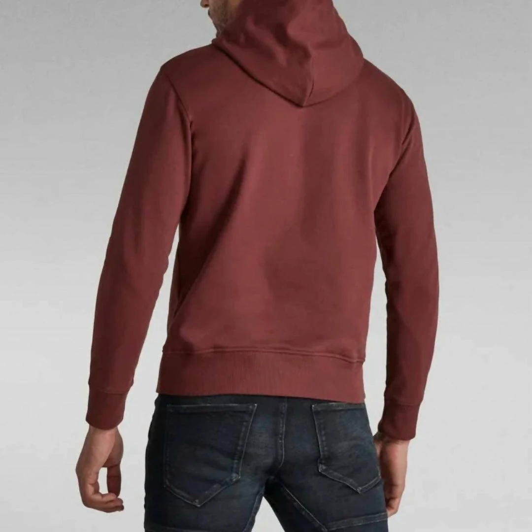 G-Star Raw Men'S Originals Hooded Sweater in Paccio 3 G-Star Raw Men'S Originals Hooded Sweater in Paccio - Image 3
