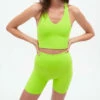 Splits59 Airweight Bralette in Neon Lime - women
