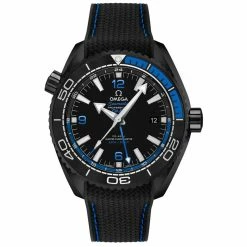 Omega Men's Seamaster Black Dial Watch