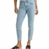 Jag Cecilia Mid Rise Skinny Jean in Bleached-Stripe - women