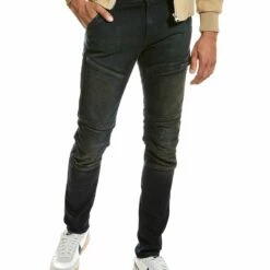 G-Star RAW Rackam 3D Worn In Moss Skinny Jean - men