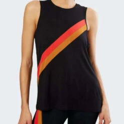 Splits59 Amber Tank in Black - women