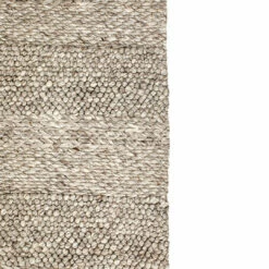 Anaya Home Handwoven Textured Taupe Rug 5x8