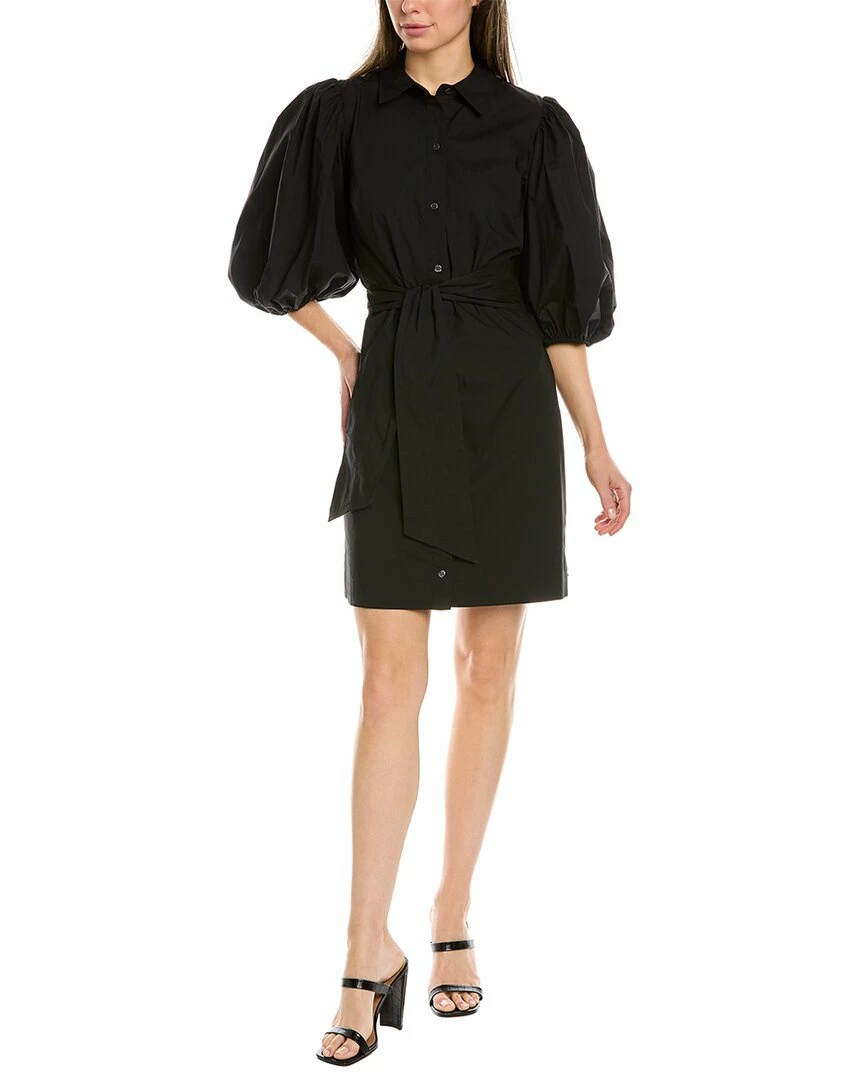 Toccin Puff Sleeve Shirt Dress - women 1 Toccin Puff Sleeve Shirt Dress - women