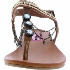 POP Equinox Womens Embellished Chain Flat Sandals 5 POP Equinox Womens Embellished Chain Flat Sandals -Deals Outlets Store 65c3b761dfcd40d0b52c043f66d87fd3 1080x