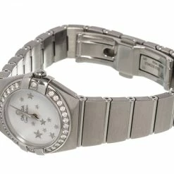 Omega Silver Constellation Quadrella Watch - women -Deals Outlets Store 6a665392840d48f889226cad539243da 1080x