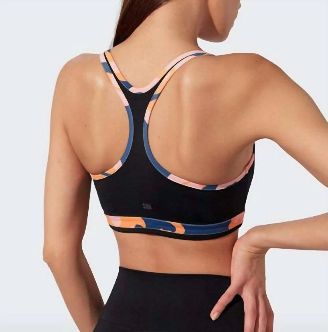 Splits59 Devan Techflex Bra in Pink Camo - women 2 Splits59 Devan Techflex Bra in Pink Camo - women - Image 2