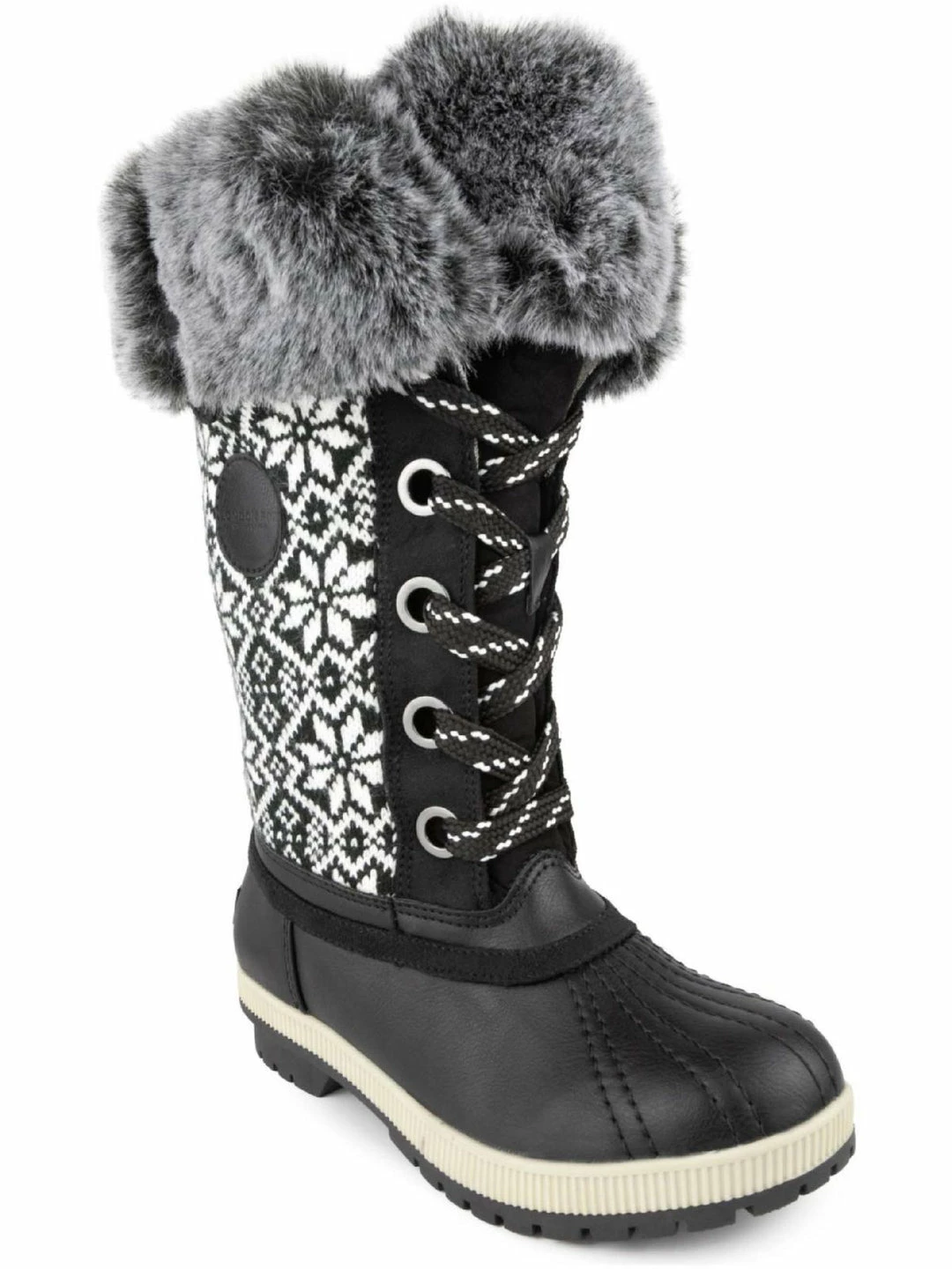 London Fog Melton 2 Womens Faux Leather Cozy Mid-Calf Boots 1 London Fog Melton 2 Womens Faux Leather Cozy Mid-Calf Boots