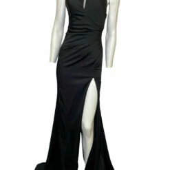 Faviana Black Evening Gown in Black - women
