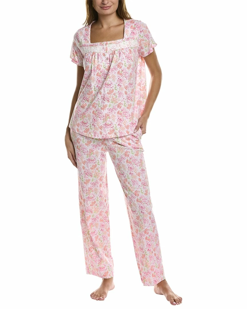 Carole Hochman 2pc Short Sleeve Pajama Set - women 1 Carole Hochman 2pc Short Sleeve Pajama Set - women
