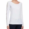 Anatomie Naya Jersey L/S Top In White - women
