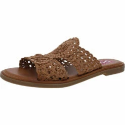 POP Sea Shore Womens Woven Slip On Flat Sandals