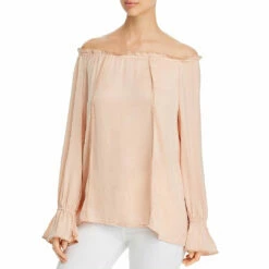 Single Thread Womens Puff Sleeve Embroidered Blouse