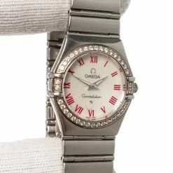 Omega Silver Constellation Quadrella Watch - women -Deals Outlets Store 76a0397f6d7d4acdadc829dd31608f3d 1080x