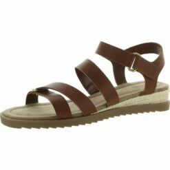 A.N.A. Burbank Womens Slingback Ankle Strap Wedge Sandals