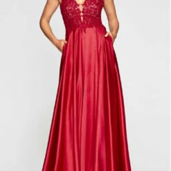 Faviana Long Charmeuse Dress in Red - women -Deals Outlets Store 7902d982e1234cb88a01224a4a9f68b7 1080x